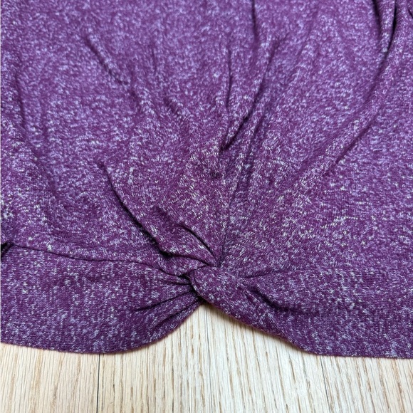 Zella Girls Twist Front Top Purple - Picture 3 of 3